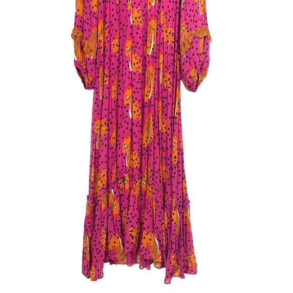 FARM Rio Pink and Orange Maxi Dress - Picture 7 of 13